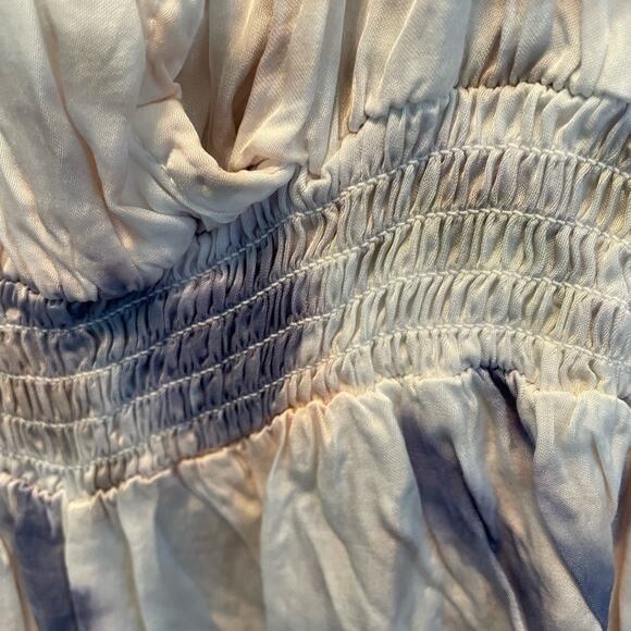 Surf Gypsy Tie Dye Blue Sky Beach Romper Size Medium NEW - Picture 6 of 7